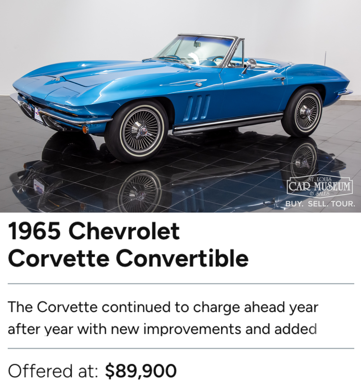 Muscle & Sports Cars For Sale St. Louis Car Museum