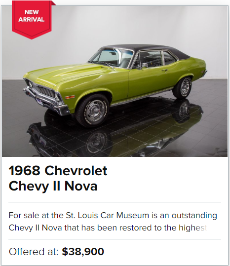 Muscle Sports Cars For Sale St Louis Car Museum