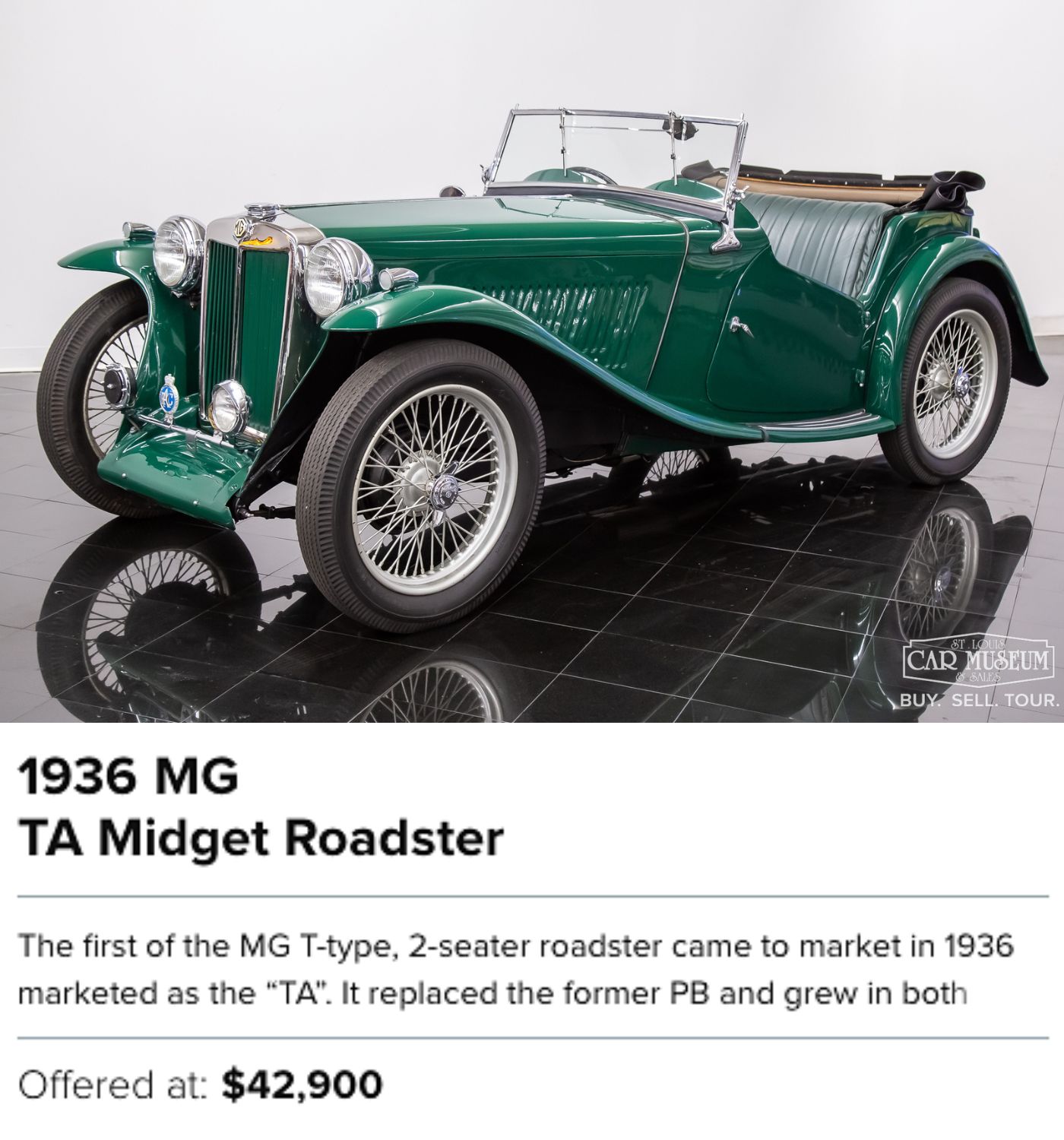 Muscle & Sports Cars For Sale St. Louis Car Museum