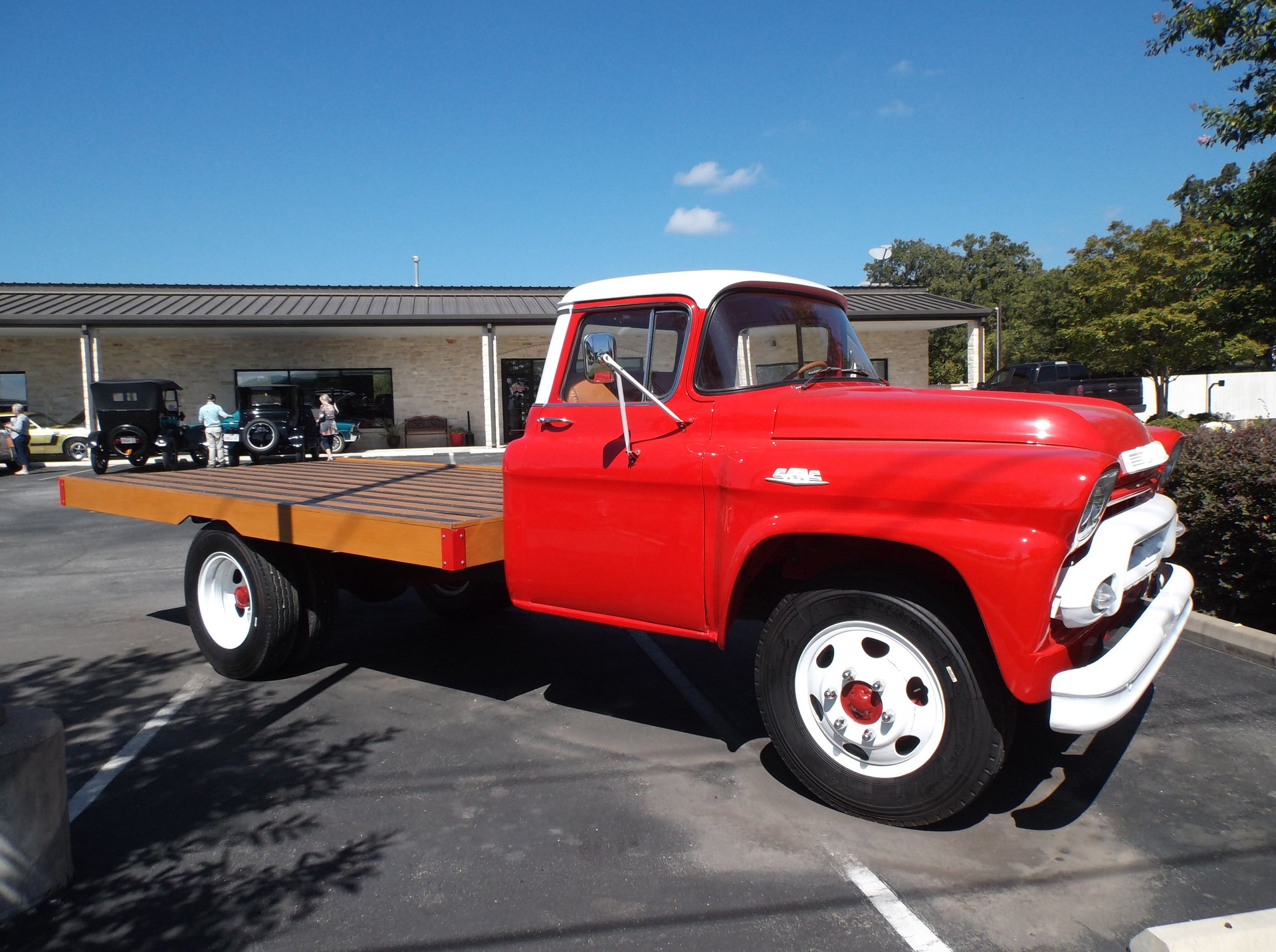 1959 GMC 3500 Restored long bed nice interior 6 cyl 4 speed 1 ton for