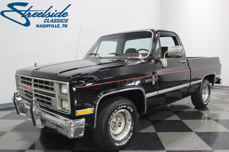1985 Chevrolet Silverado Fleetside Scottsdale FS Pickup Truck Sales Brochure
