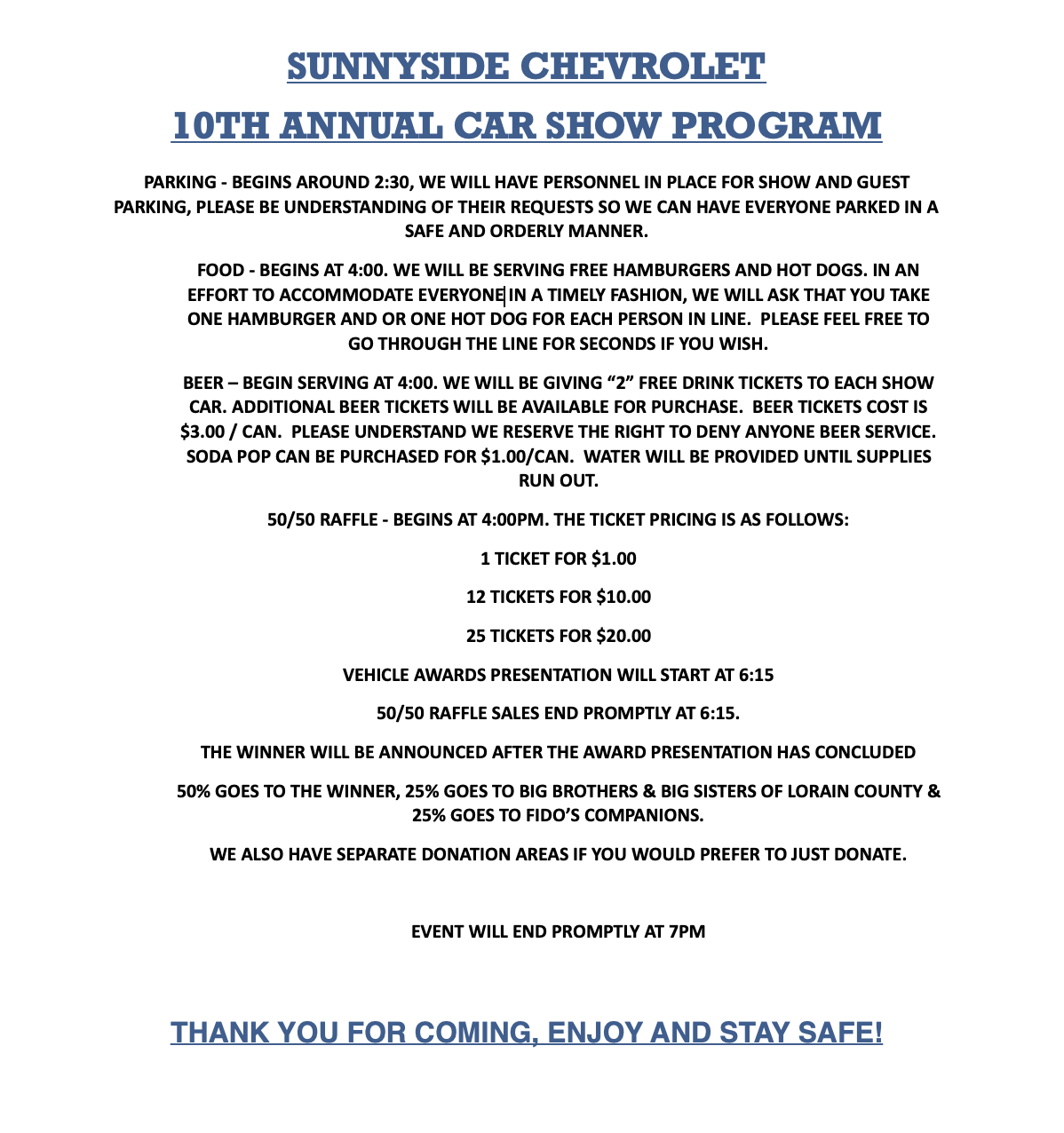 2021 Sunnyside Chevrolet Annual Car Show Sunnyside Classics 1