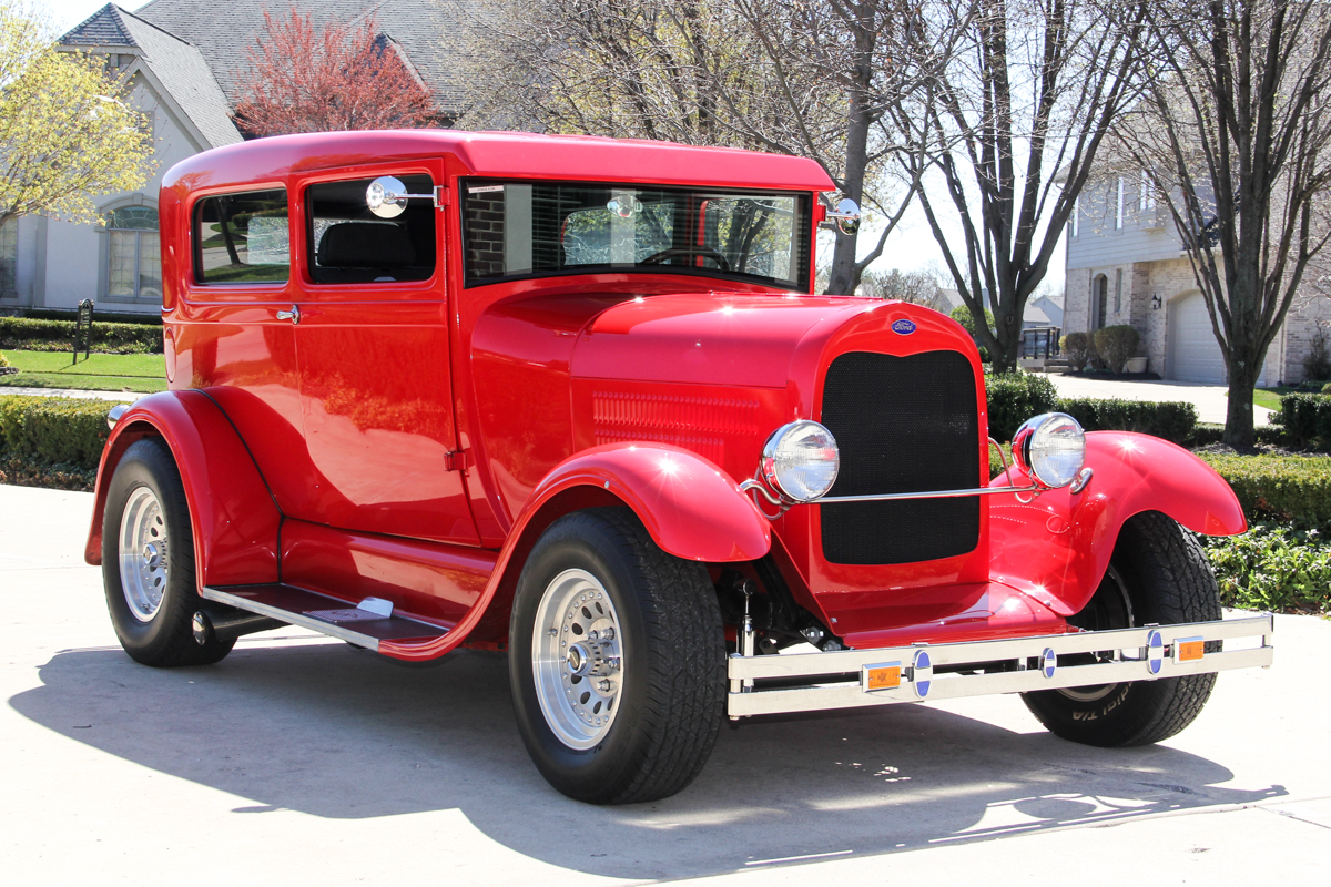 213107 1929 ford model a street rod red 313010