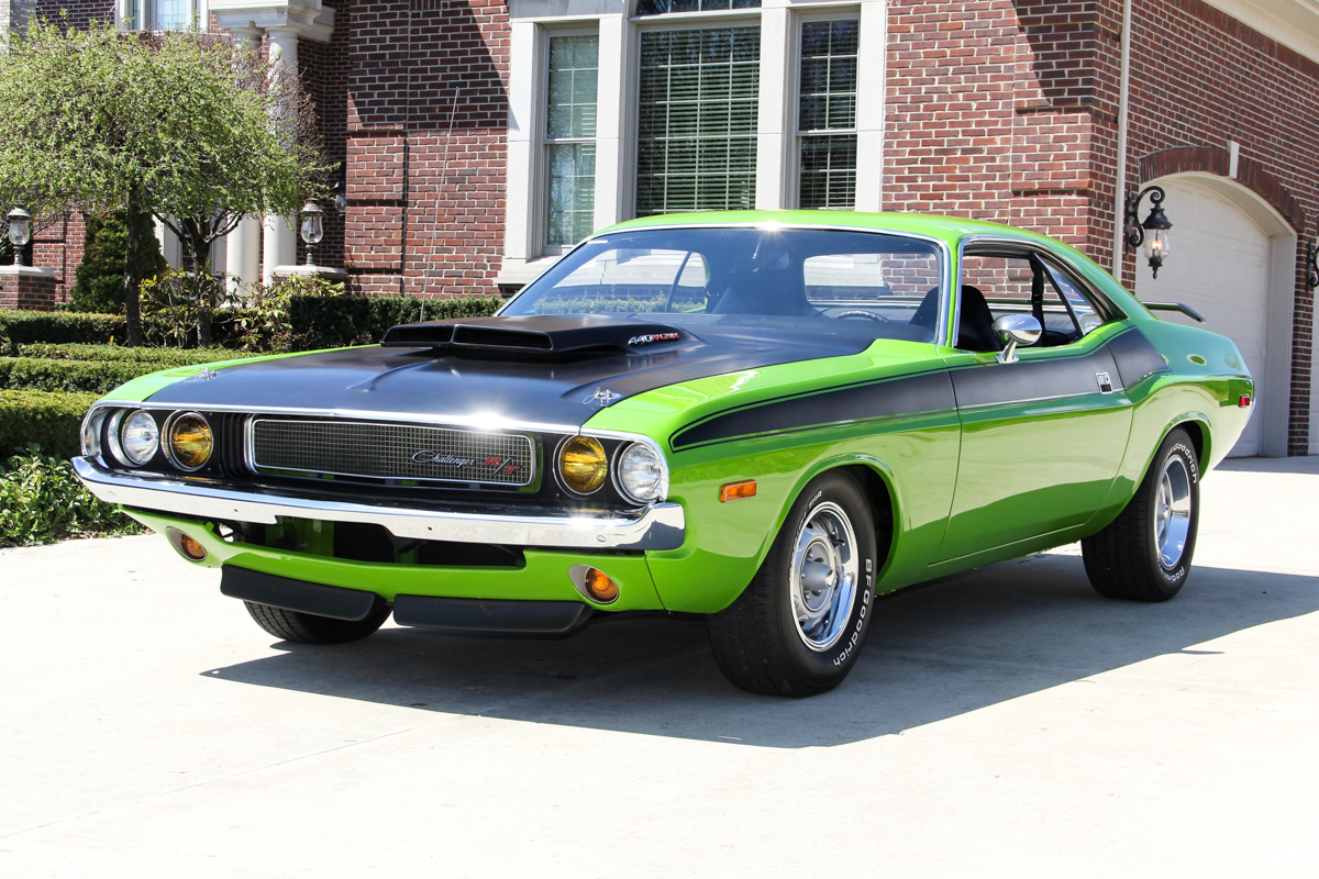 213168 1974 dodge challenger green 77323