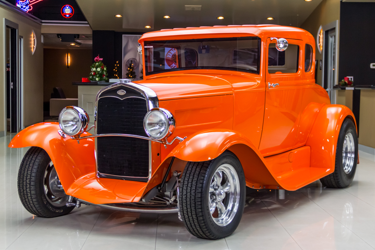 258323 1931 ford 5 window orange 39823