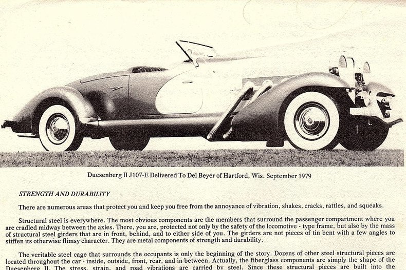 1933 Duesenberg II SJ Boattail Speedster