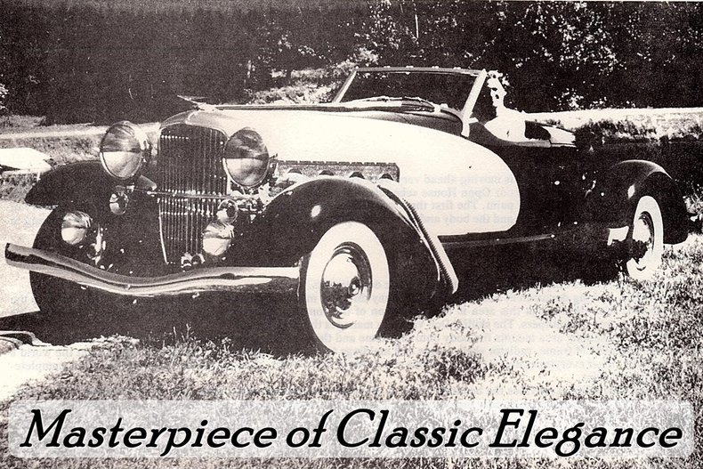 1933 Duesenberg II SJ Boattail Speedster