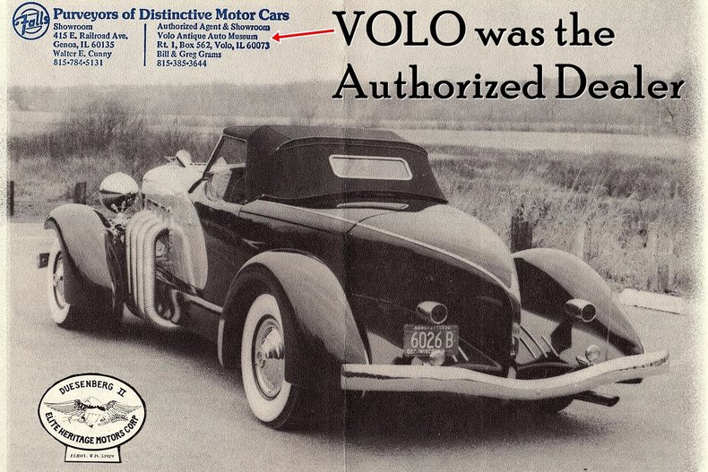 1933 Duesenberg II SJ Boattail Speedster