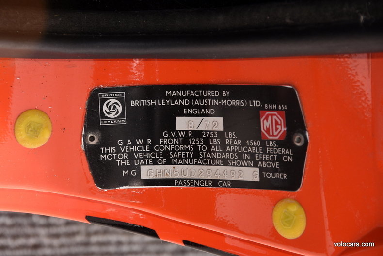 1973 MG B