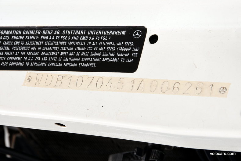 1984 Mercedes-Benz 380SL